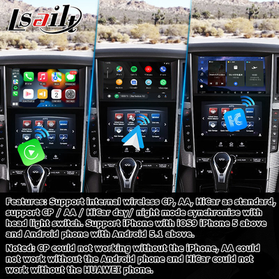 GPS carplay interface , 8+128GB Android 13 navigation box interface for Infiniti Q50 / Q60