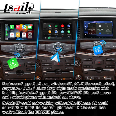 Nissan Patrol Y62 Armada Qualcomm base Car Navigation Box carplay GPS Navigation Device