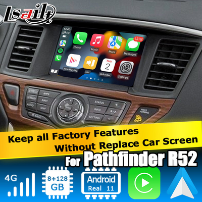 Nissan Pathfinder Andorid 11 Carplay android auto Navigation System Online Navigation Video Play