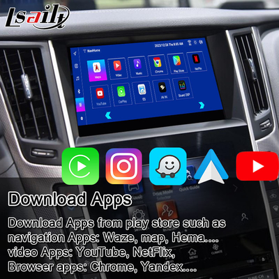 Android 11 Smart Infotainment Module for Infiniti Q50 2013-2015 In-Car Multimedia Integration Systems, CarPlay Box