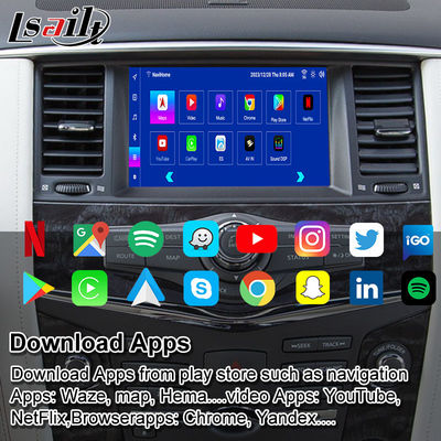 Lsailt 8G Android Multimedia Interface for Nissan Patrol 2020-2023 Android Upgrade Module Integrated Google Map, CarPlay, YouTube