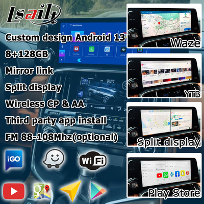 Lexus LX600 LX700h 2022 Android multimedia video interface base on Qualcomm 6125 8+128 Android 13