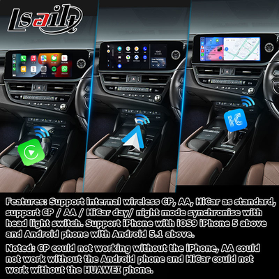 Lexus ES300h ES350 ES250 2023 Android 13 multimedia interface base on Qualcomm 6125