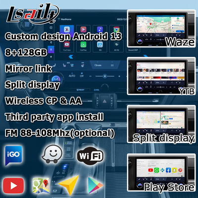 Lexus GX550 GX550h Anroid 13 video interface base on Qualcomm 6125 8+128GB