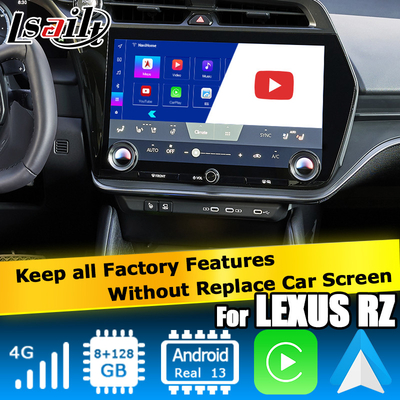 Lexus RZ Android 13 multimedia interface 8+128GB Qualcomm Octa core carplay android auto