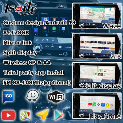 Lexus RZ Android 13 multimedia interface 8+128GB Qualcomm Octa core carplay android auto