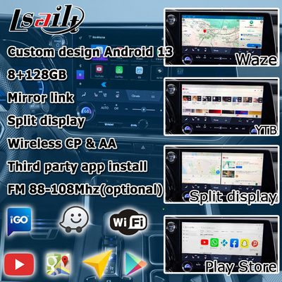 Lexus TX550h+ TX350 TX500h Android 13 video interface with Octa core 2.0Ghz 8+128GB carplay