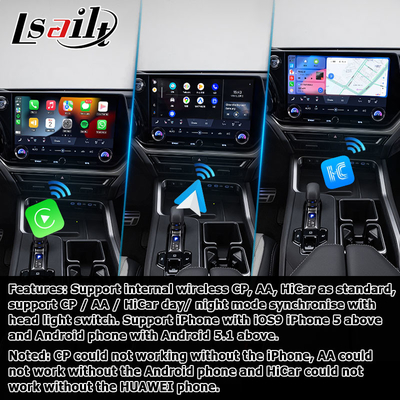Lexus TX550h+ TX350 TX500h Android 13 video interface with Octa core 2.0Ghz 8+128GB carplay