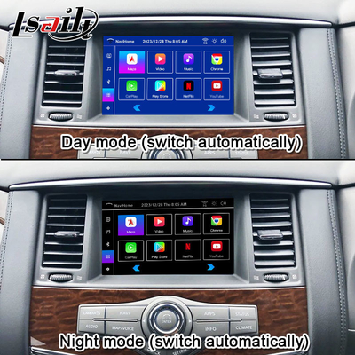 Lsailt 8+128G Android 13 Smart Infotainment Module for Nissan Patrol Y62 2010-2020 Included Wireless CarPlay , NetFlix