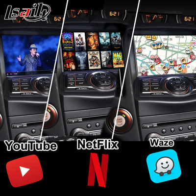HDMI 8G Android Multimedia Interface with CarPlay , YouTube,Google Play, NetFlix For Nissan Patrol 370Z Quest,Android 13