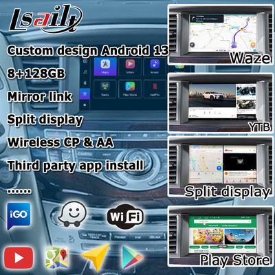 Android 13 Carplay interface Box Yandex Navi For Infiniti QX60 / JX35 Qualcomm 8+128 system