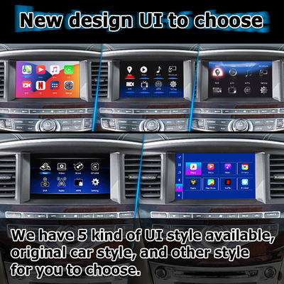 Android 13 Carplay interface Box Yandex Navi For Infiniti QX60 / JX35 Qualcomm 8+128 system