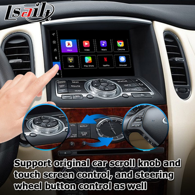 Infiniti QX50 / EX EX35 EX37 Car android 13 System interface box With carplay android auto Display Lsailt