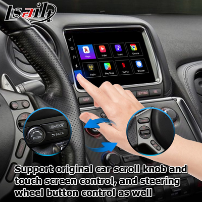 Android 13 8+128 Navigation wireless carplay android auto video interface for Nissan GT-R GTR R35