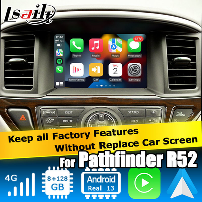 Nissan Pathfinder R52 Android 13 video Interface wireless carplay 8+128 Android base