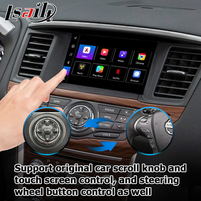 Nissan Pathfinder R52 Android 13 video Interface wireless carplay 8+128 Android base