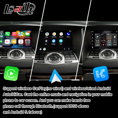 Lsailt 8G CarPlay&Android Video Interface for Nissan Maxima 09-15 Infiniti G37 with Google , YouTube, NetFlix