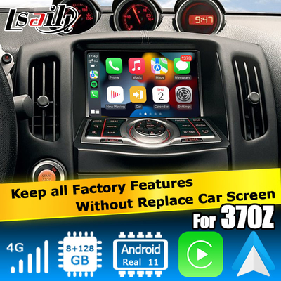 Nissan 370z Z34 Carplay Android auto carplay interface Box 8+128 Android 13 OEM upgrade