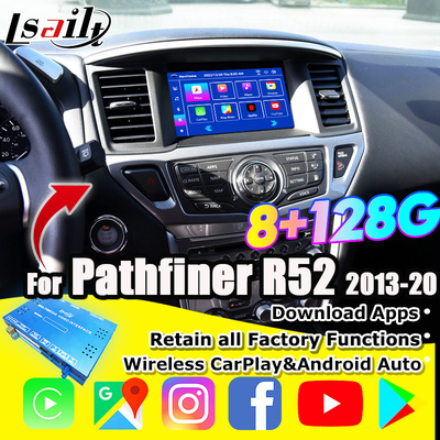 Nissan Multimedia Interface 8G Android 13 Infotainment Interface for Pathfinder R52 2013-2020 Armada Patrol with CarPlay