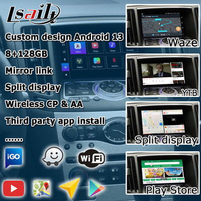Infiniti G series Skyline G37 G25 G35 Q40 V36 Android 13 video interface with carplay android auto