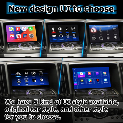 Infiniti G series Skyline G37 G25 G35 Q40 V36 Android 13 video interface with carplay android auto