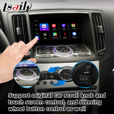 Infiniti G series Skyline G37 G25 G35 Q40 V36 Android 13 video interface with carplay android auto