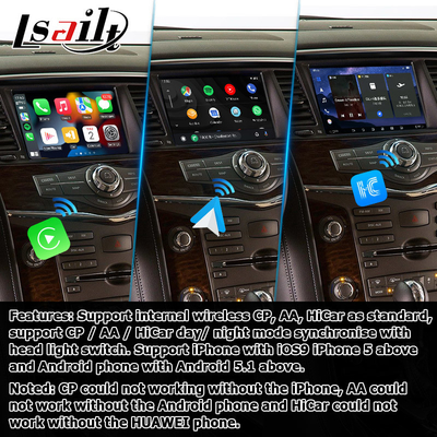 Nissan Patrol Armada Y62 Android 13 Qualcomm 8+128GB Carplay android auto video interface box