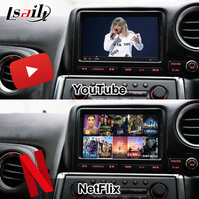 Wireless CarPlay Interface/Android Infotainment Module for GT-R GTR R35 2008-2010 JDM Model Incuded NetFlix, YouTbe