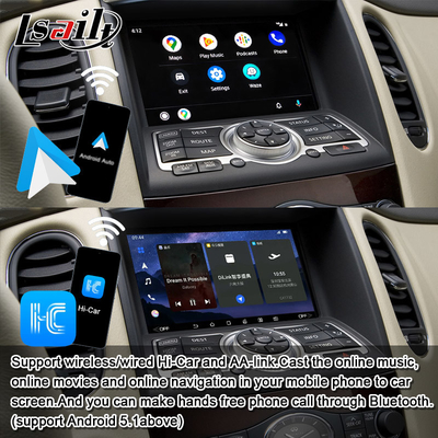 Lsailt 8G Android Infotainment Module for Infiniti EX QX50 2008-2017 Included Wireless CarPlay, YouTube, NetFlix