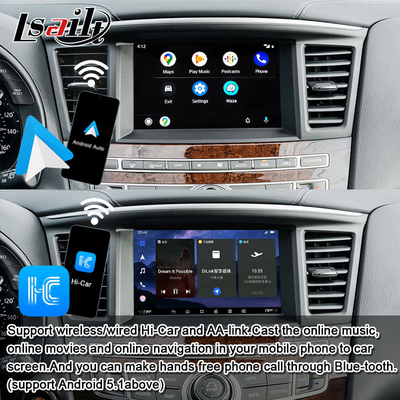 Lsailt 8G Android Multimedia Interface for Infiniti QX60 JX35 2011-2020 Integrated Wireless CarPlay, Android Auto