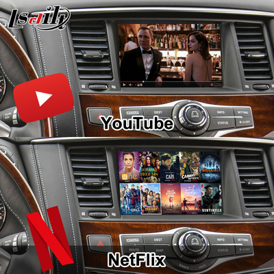 8G Android Infotainment Module for Infiniti QX80 QX56 Nissan Patrol 20100-2021 Wireless CarPlay Interface, YouTube