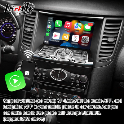 Lsailt 8G Android Multimedia Interface for Infiniti QX70 FX35 FX37 2008-2017 Integrated Wireless CarPlay, Android Auto