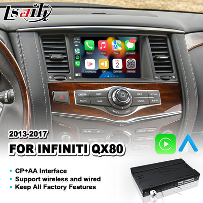 Lsailt Wireless Android Auto Carplay Interface For Infiniti QX80 2013-2017