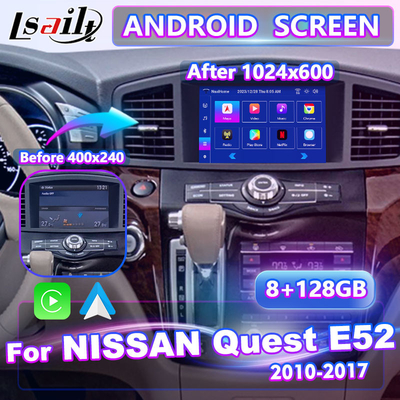 Lsailt 8 Inches Android Multimedia Carplay Interface Screen for 2011-2017 Nissan Quest E52