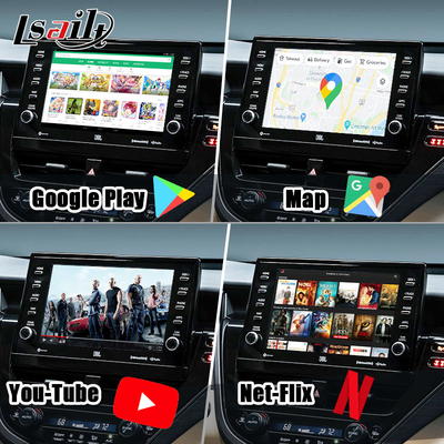 Lsailt 8G Wireless CarPlay Android Infotainment Module for Toyota Camry TOUCH3 2018-2021 Sienna Support YouTube, NetFlix, 360 Cameras