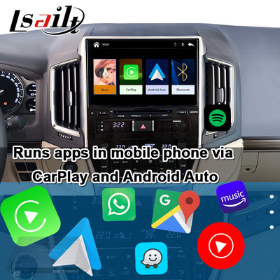 Wireless CarPlay Interface for Toyota Land Cruiser 200 GX-R,VX-R 2018-2021 Fujitsu Head Unit With Android Auto, Linux System