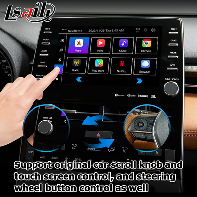 8 Inch Android auto carplay video interface video interface for toyota avalon touch 3 2018-present