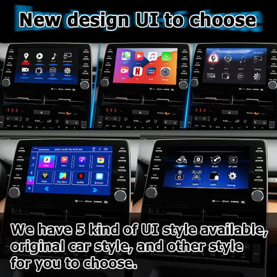 8 Inch Android auto carplay video interface video interface for toyota avalon touch 3 2018-present