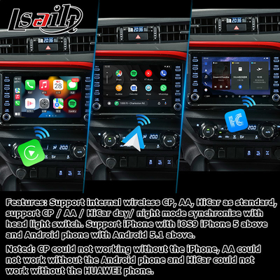 Toyota Hilux Android 13 multimedia video interface wireless carplay android auto touch 3