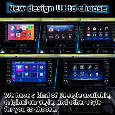 Toyota Harrier Venza Android 13 multimedia video interface 2019-present wireless carplay android auto