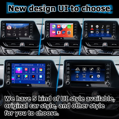 Toyota C-HR CHR Android 13 multimedia interface with wireless android auto carplay