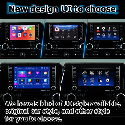 Car Video Interface wireless carplay android auto Android 13 TOYOTA Highlander