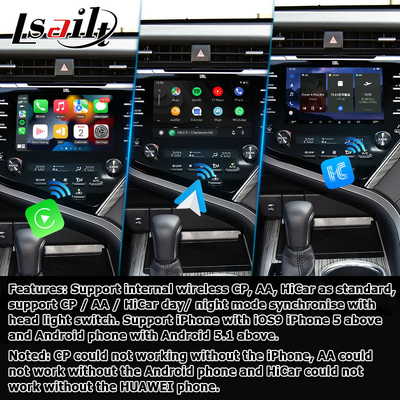 Touchscreen Carplay Android Auto Video Interface Toyota Camry Bluetooth Wifi USB