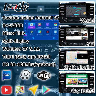 Touchscreen Carplay Android Auto Video Interface Toyota Camry Bluetooth Wifi USB