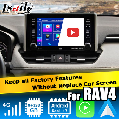 8+128GB Android 13 Carplay android Interface For Toyoat RAV4 2019 To Present Touch N Go 3