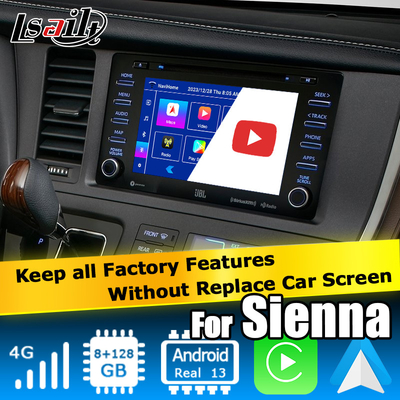 Android 13 Carplay android video interface auto Box For Toyota Sienna