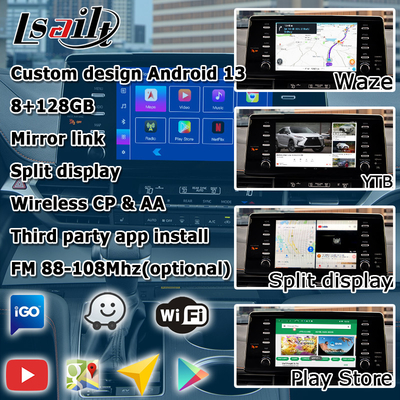 Car Multimedia video Interface Android auto carplay interface For TOYOTA Sienna