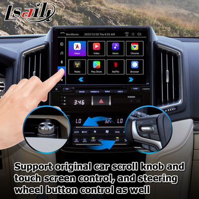 Android 13 video interface for Toyota Land Cruiser LC200 GXR with rear view WiFi carplay android auto