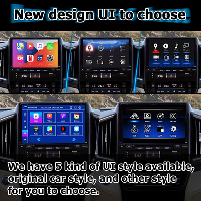 Android 13 video interface for Toyota Land Cruiser LC200 GXR with rear view WiFi carplay android auto