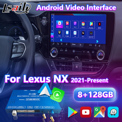 Lsailt Android Carplay Multimedia System Video Interface for 2021-Present Lexus NX NX200 NX250 NX350 NX350h NX400h NX450h